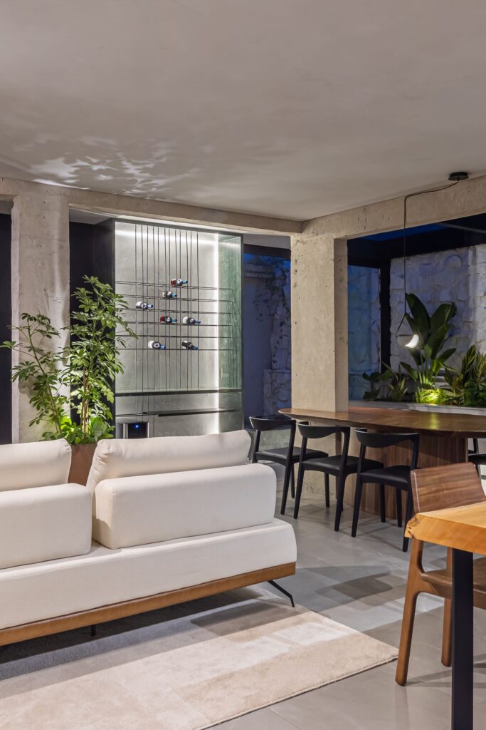 projeto de interiores para um espaço gourmet em contagem, mg