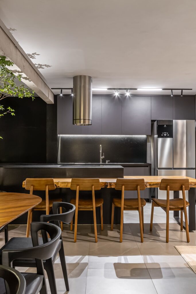 projeto de interiores para um espaço gourmet em contagem, mg